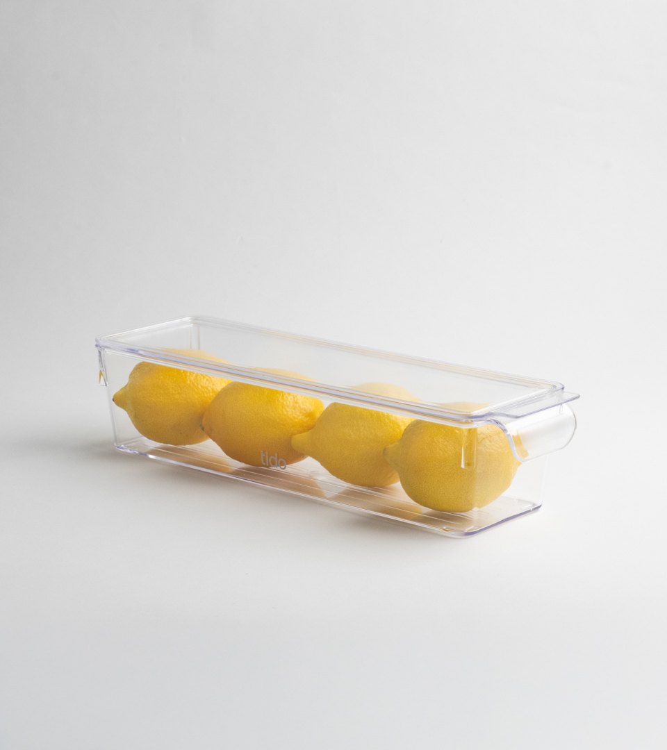 Δοχείο οργάνωσης ψυγείου με καπάκι – XS