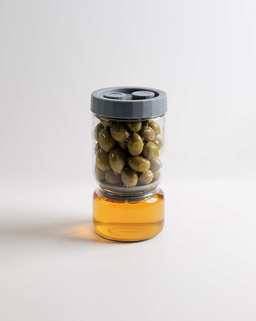 Γυάλινο Δοχείο για Ελιές & Πίκλες